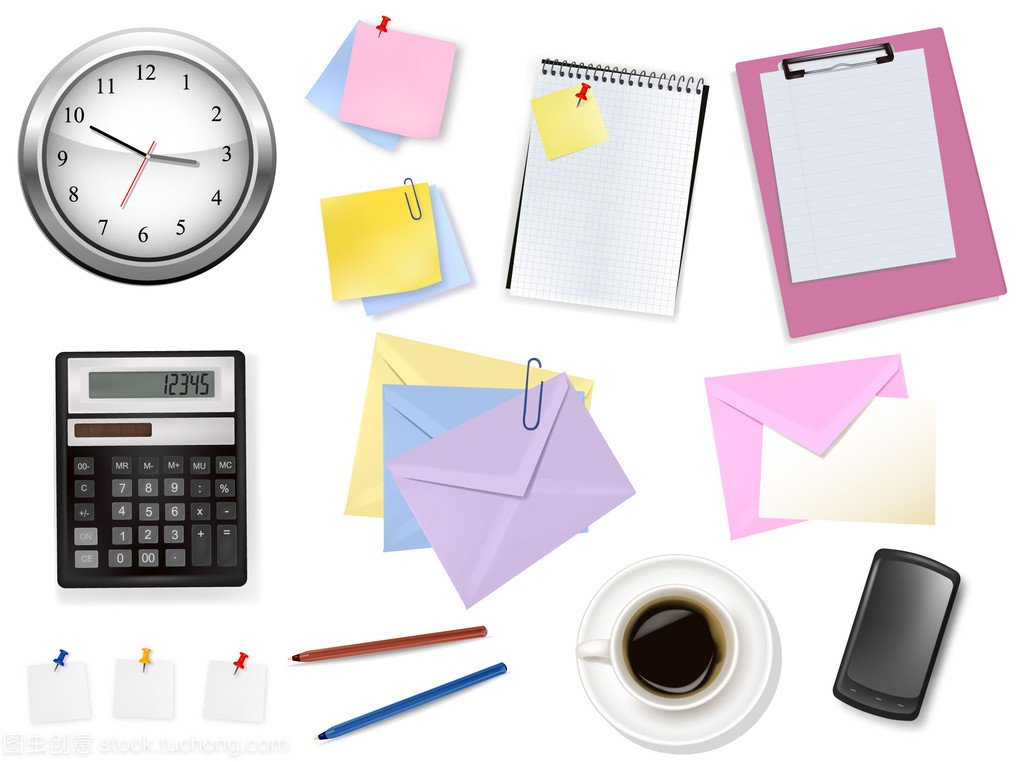 辦公設(shè)備與用品的便捷計算 現(xiàn)代辦公的矢量優(yōu)化